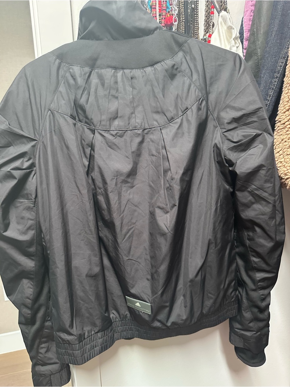 Adidas by Stella McCartney Black Jacket | Lightweight Zip | Size S - Picture 2 of 3
